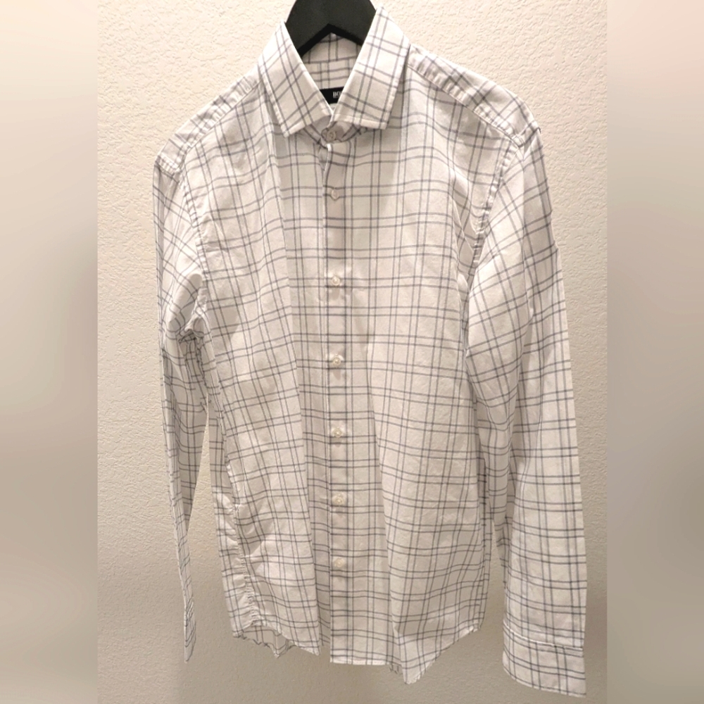 Hugo Boss Gordon White Button Down Dress Shirt - Size 41